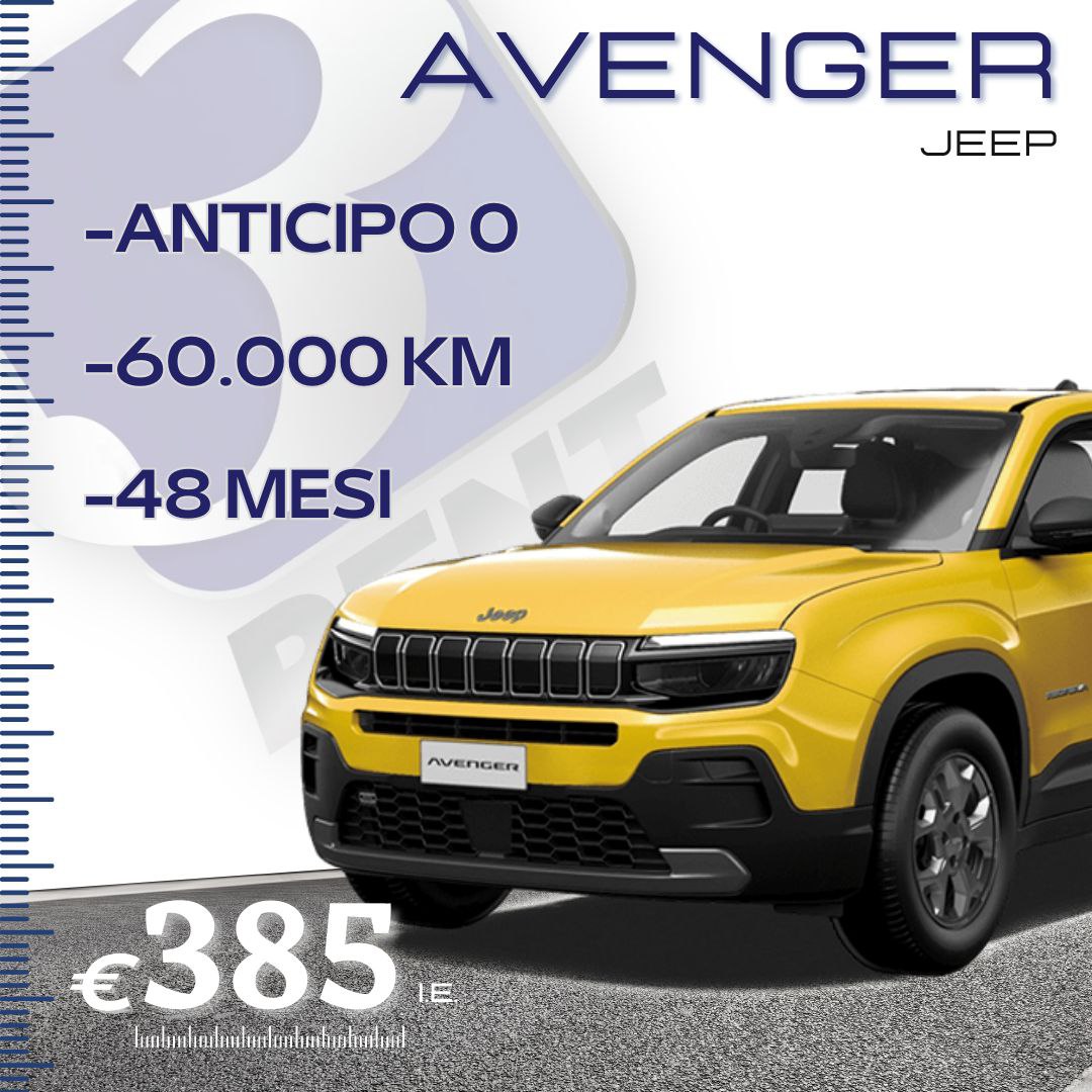 Jeep Avenger in pronta consegna